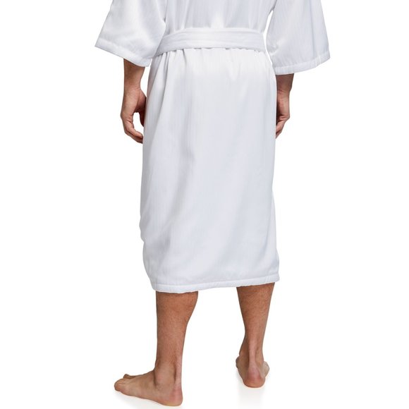 BathRobe Signature Spa Plush Soft White Kimono Luxury Unisex one size - Picture 2 of 7